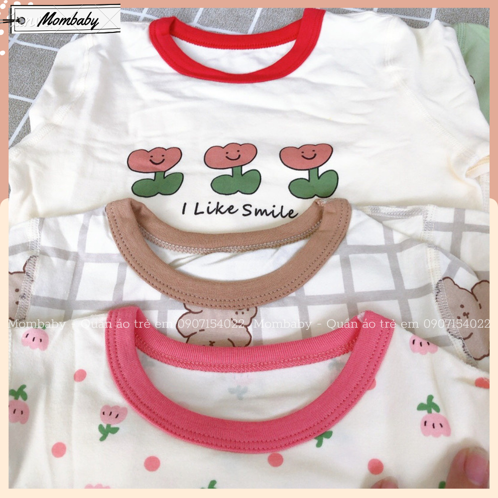 Bộ Dài Tay Hoạ Tiết Phong Cách Hàn Thích Hợp Thu Đông Cho Bé Trai Và Bé Gái