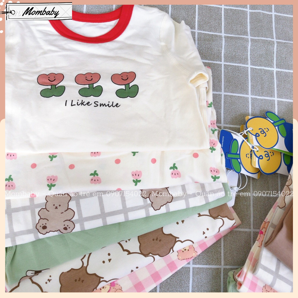 Bộ Dài Tay Hoạ Tiết Phong Cách Hàn Thích Hợp Thu Đông Cho Bé Trai Và Bé Gái