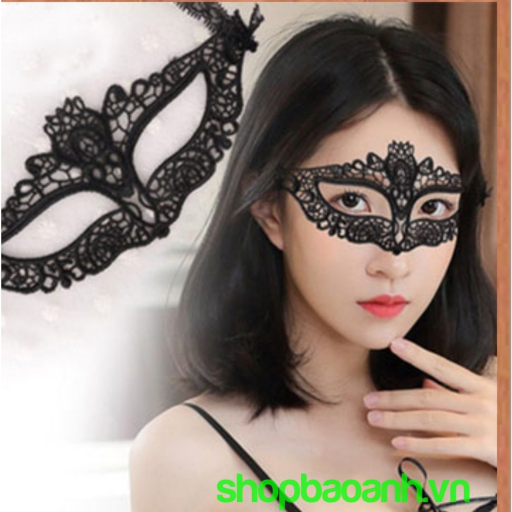 Mặt nạ ren lưới nữ hoàng hoá trang tiệc- hoá trang Halloween