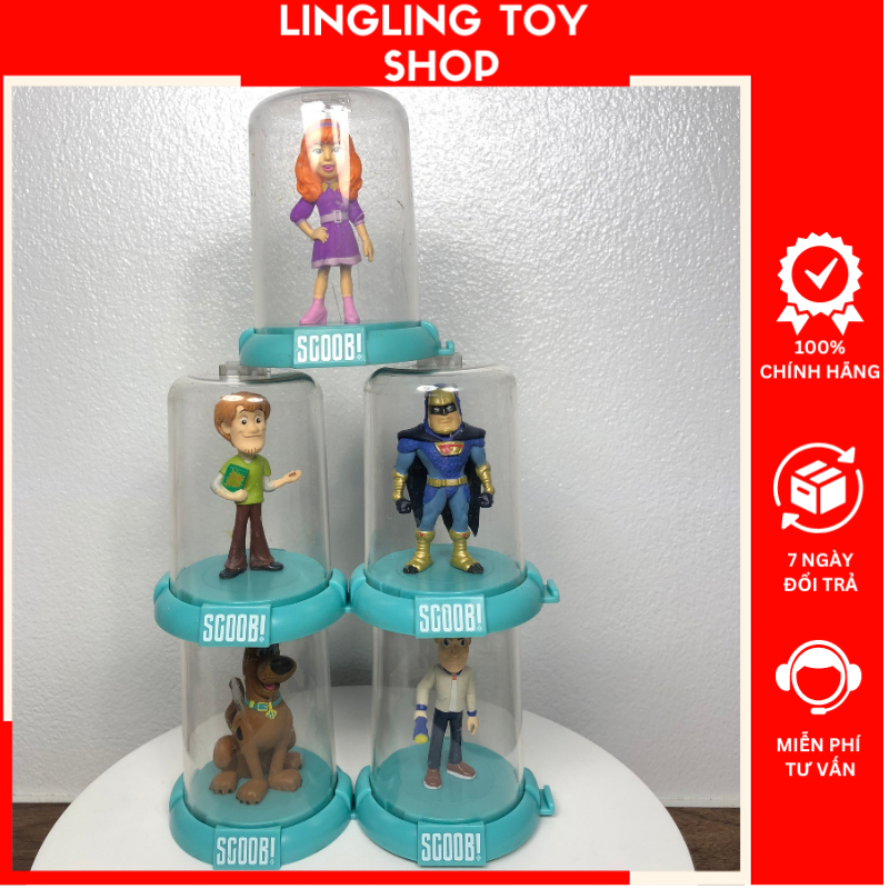 Mô Hình Nhân Vật Phim Scooby Doo - 6 Nhân Vật