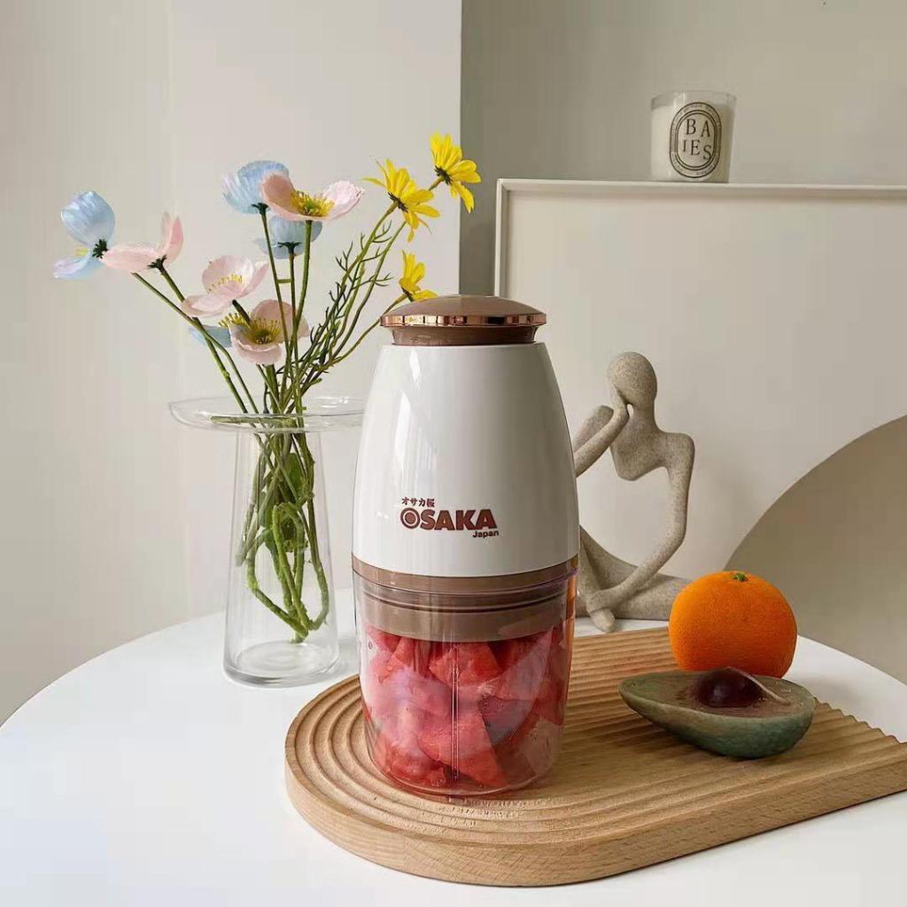 Máy xay thịt đa năng Osaka nắp đồng Xay thịt,xay đá,say sinh tố công suất 360W