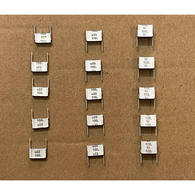 SET 10 TỤ EPCOS TDK MKT SILVER 10% ( 1.0uF 100V , 0.22uF 100V ,0.33uF 100V )