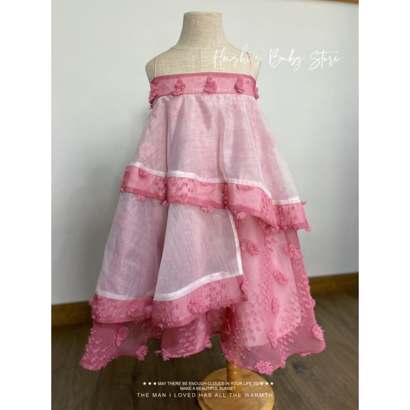 Đầm babydoll Spring Dress xinh xắn cho bé gái từ 3-7t