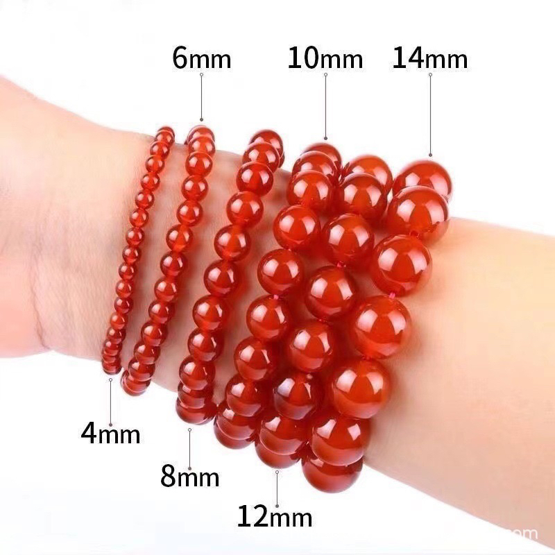 Đá Mã Não Màu Trắng Ưu Linh - 4mm 6mm 8mm 10mm - Xâu Mix Vòng Nam Nữ - Phụ KIện Trang Sức Phong Thủy