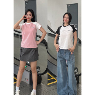 Áo thun babytee thêu chữ 2 màu  Aothun9121_P11K16