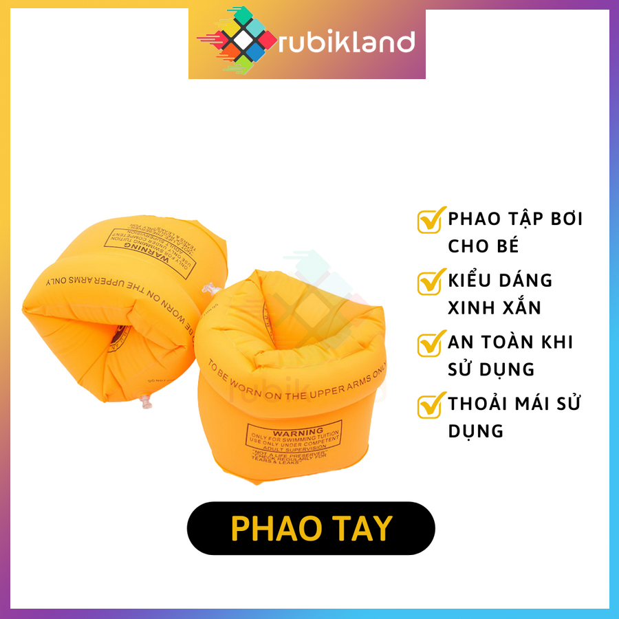 Phao Tay Tập Bơi Trẻ Em Và Người Lớn Đủ Màu Ngẫu Nhiên Bộ Phao Lưng Phao Tim Bơi Lội Thể Thao Vận Động Đồ Chơi