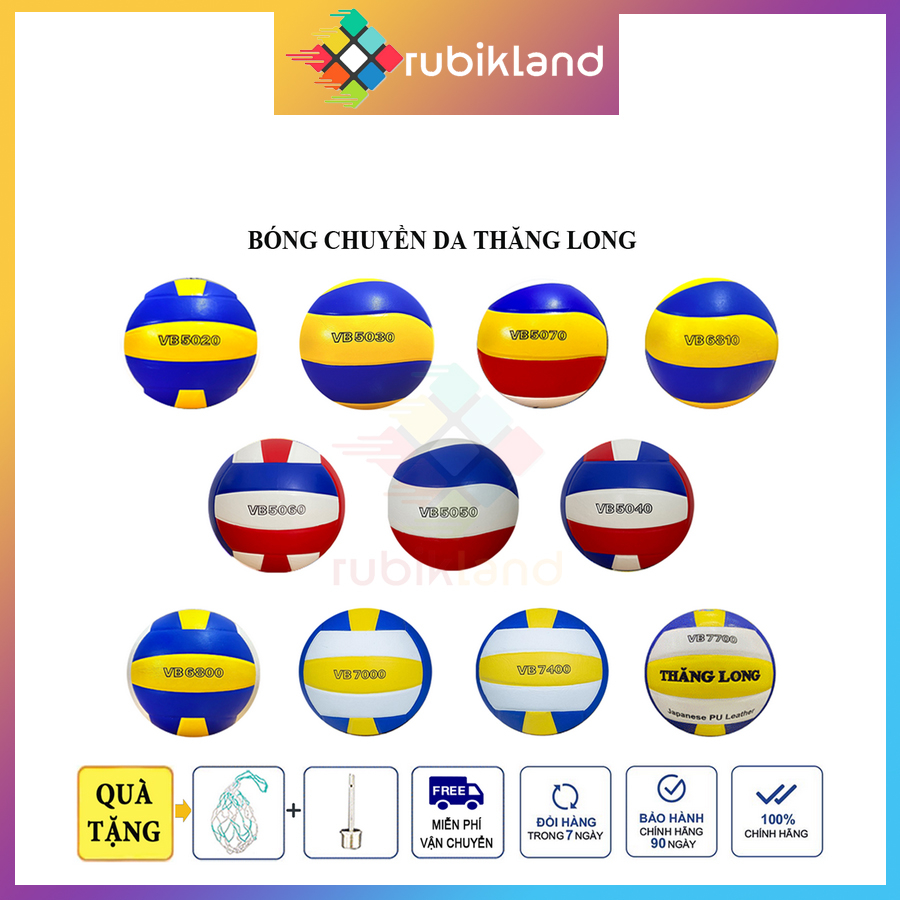 [Thăng Long] Bóng Chuyền Thăng Long 5020 6800 7000 7400 Da Tổng Hợp Nhật Da PU Đồ Chơi Thể Thao