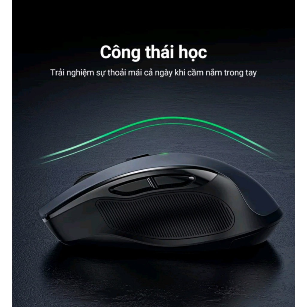 Chuột không dây 6 nút,Silent, Max 4000dpi cho PC -Laptop- Các Thiết bị có Bluetooth UGreen 15508 15063 -Hàng chính hãng