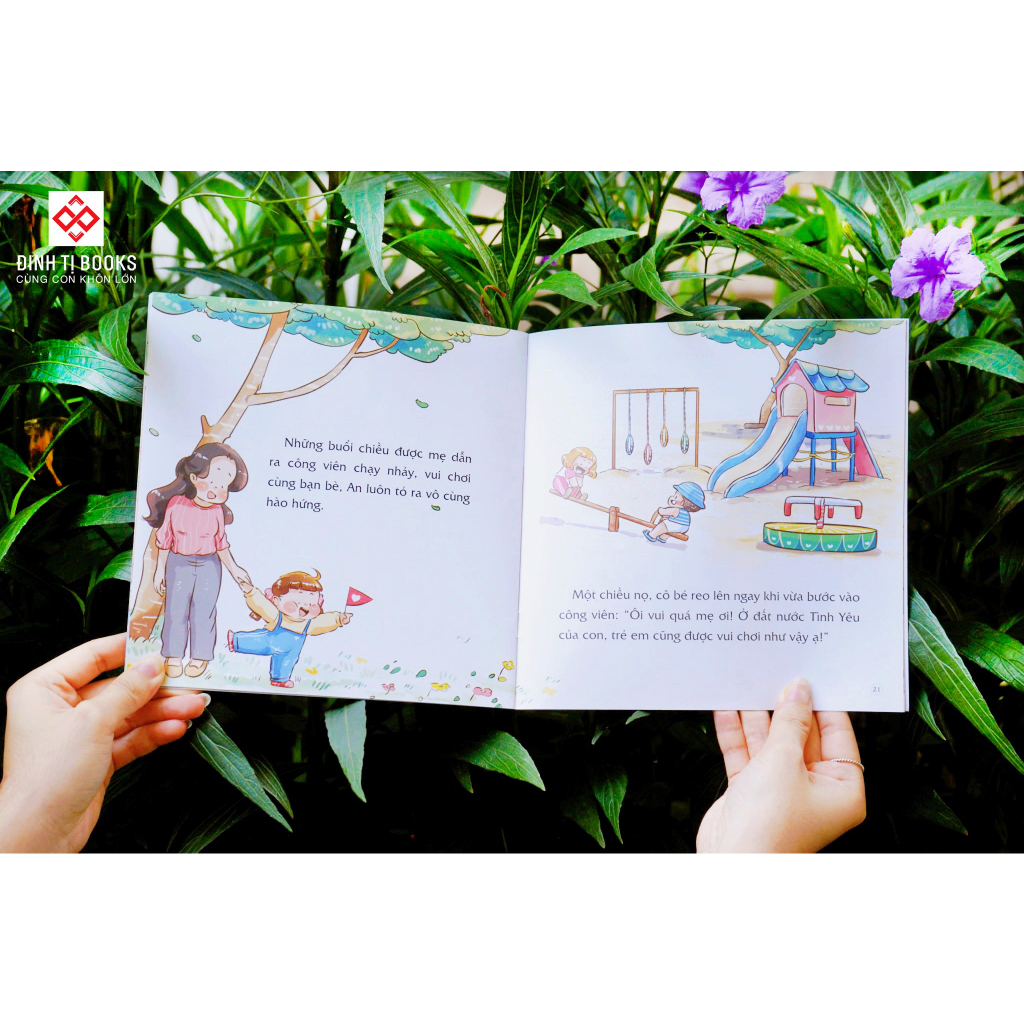 Sách - Những câu chuyện gieo mầm tính cách - Đất nước tình yêu, Mọt sách Bạn sách - Combo 3 tập dành cho bé 3 đến 9 tuổi