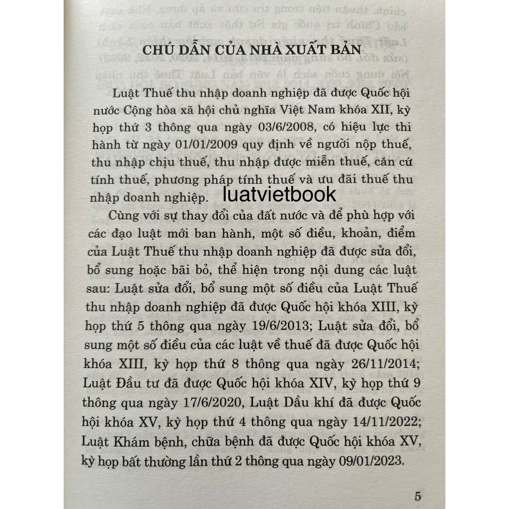 Sách-Luật Thuế Thu Nhập Doanh Nghiệp