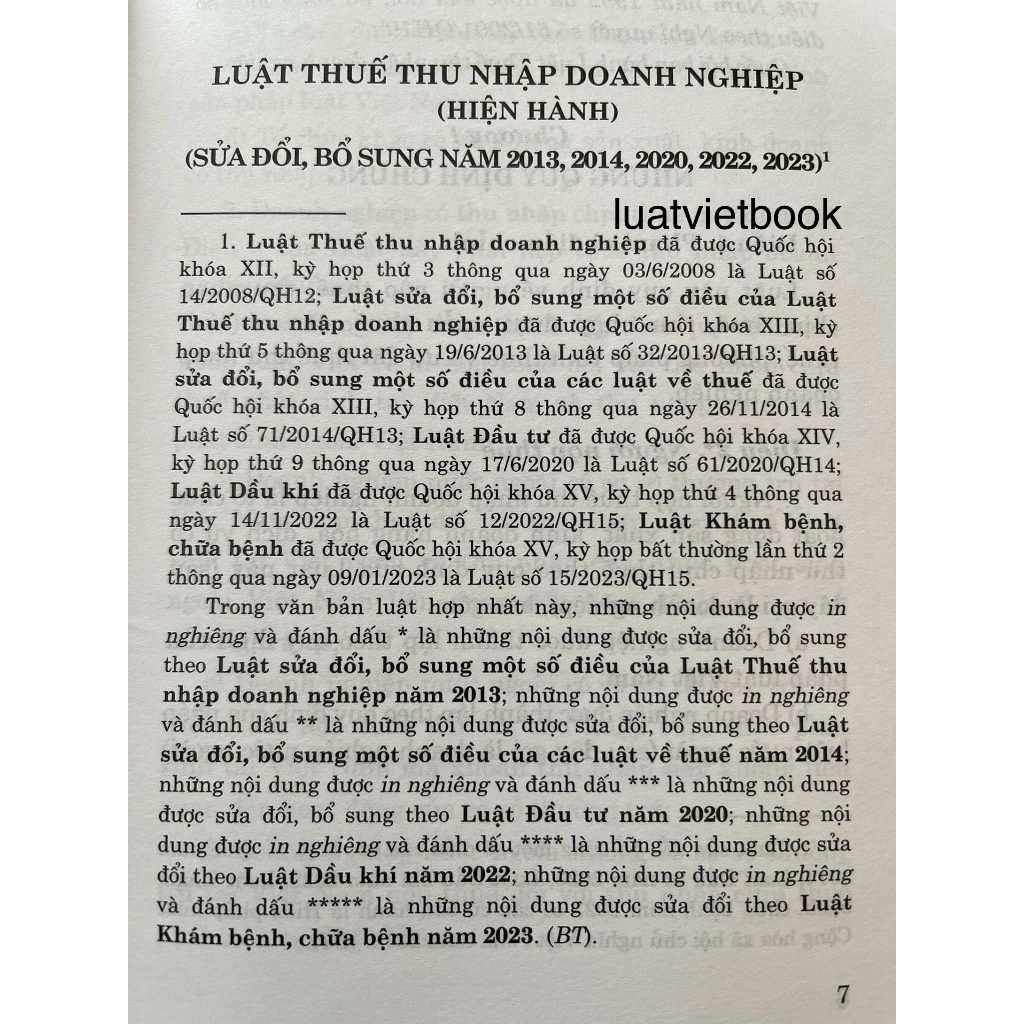 Sách-Luật Thuế Thu Nhập Doanh Nghiệp