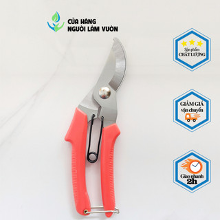 Kéo cắt cành, kéo cắt tỉa cành cây cán nhựa lưỡi thép chuyên dụng mũi nhọn dễ dàng cắt tỉa