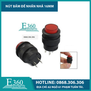Nút bấm đề nhấn nhả 16mm