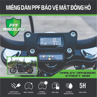 Miếng Dán PPF Bảo Vệ Mặt Đồng Hồ Xe Harley-Davidson Street Bob | Chất Liệu Film PPF...