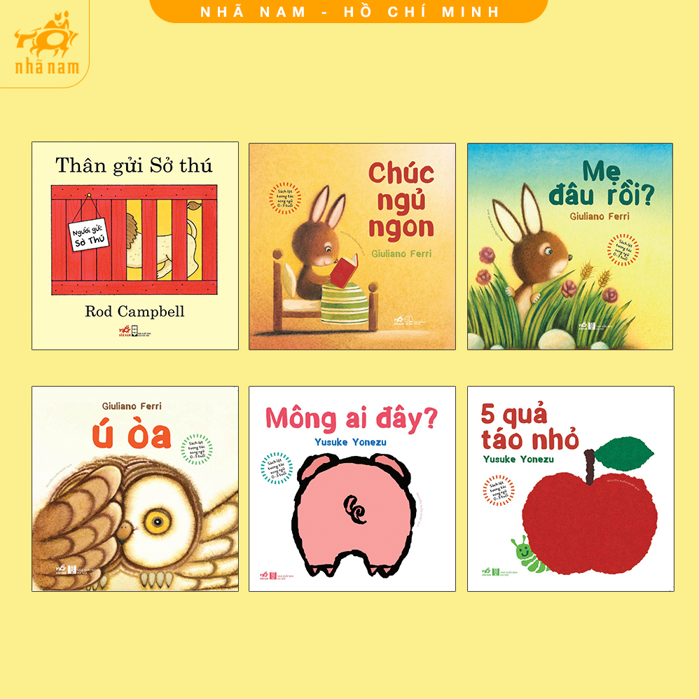 Sách - Combo Tương tác cho trẻ 0 - 3 tuổi (Nhã Nam HCM)