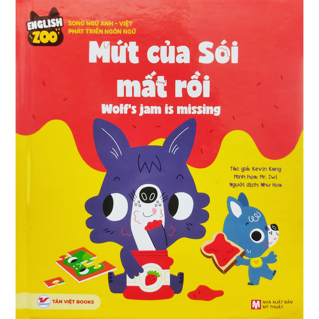 Sách - English Zoo - Mứt của sói mất rồi - Song ngữ Anh Việt phát triển ngôn ngữ