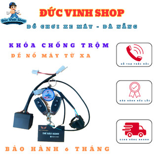 [Chống nước ] Khoá Chống Trộm Và Đề Nổ Xe Máy Từ Xa 2024