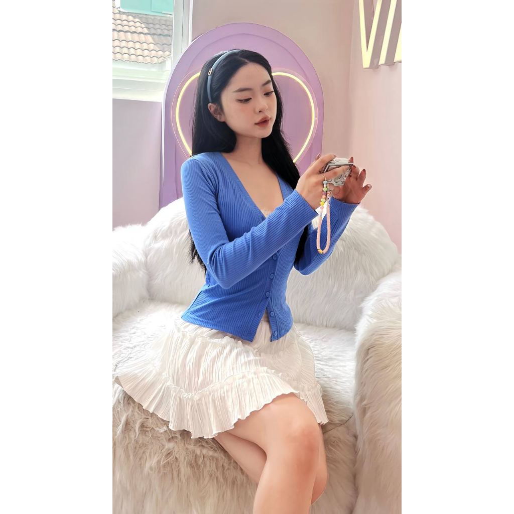 Áo sơ mi cardigan MONÁ - MILIM