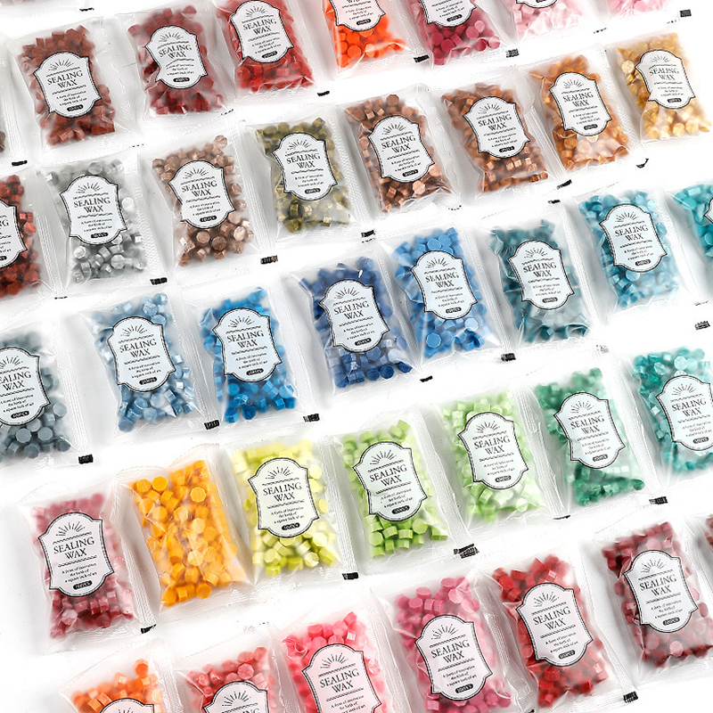 200 viên sáp đóng dấu niêm phong nhiều màu đặc biệt dùng trang trí thiệp cưới bì thư wax seal