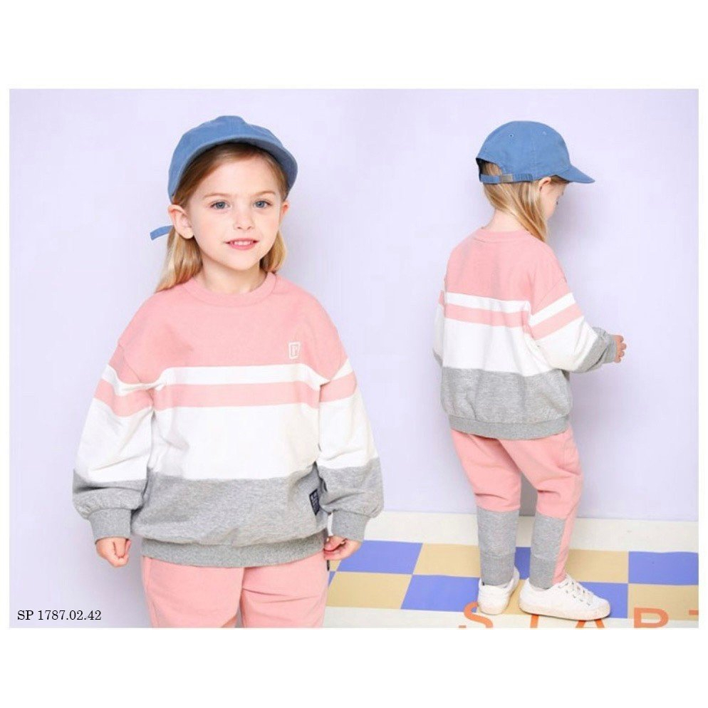 Bộ nỉ da cá thể thao cho bé BJE024