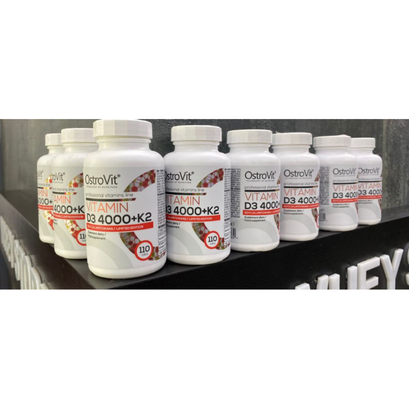 Ostrovit Vitamin D3 4000 + K2 110 viên