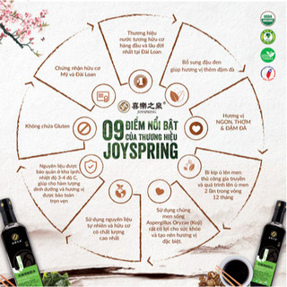 Nước tương hữu cơ ít muối JoySpring