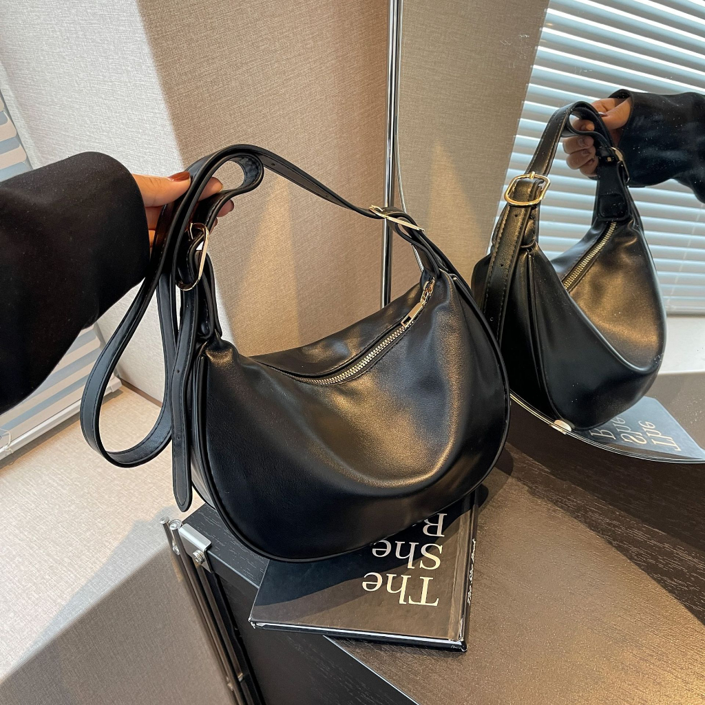 Túi xách nữ túi kẹp nách da PU mềm đơn giản bags CATTIE C041