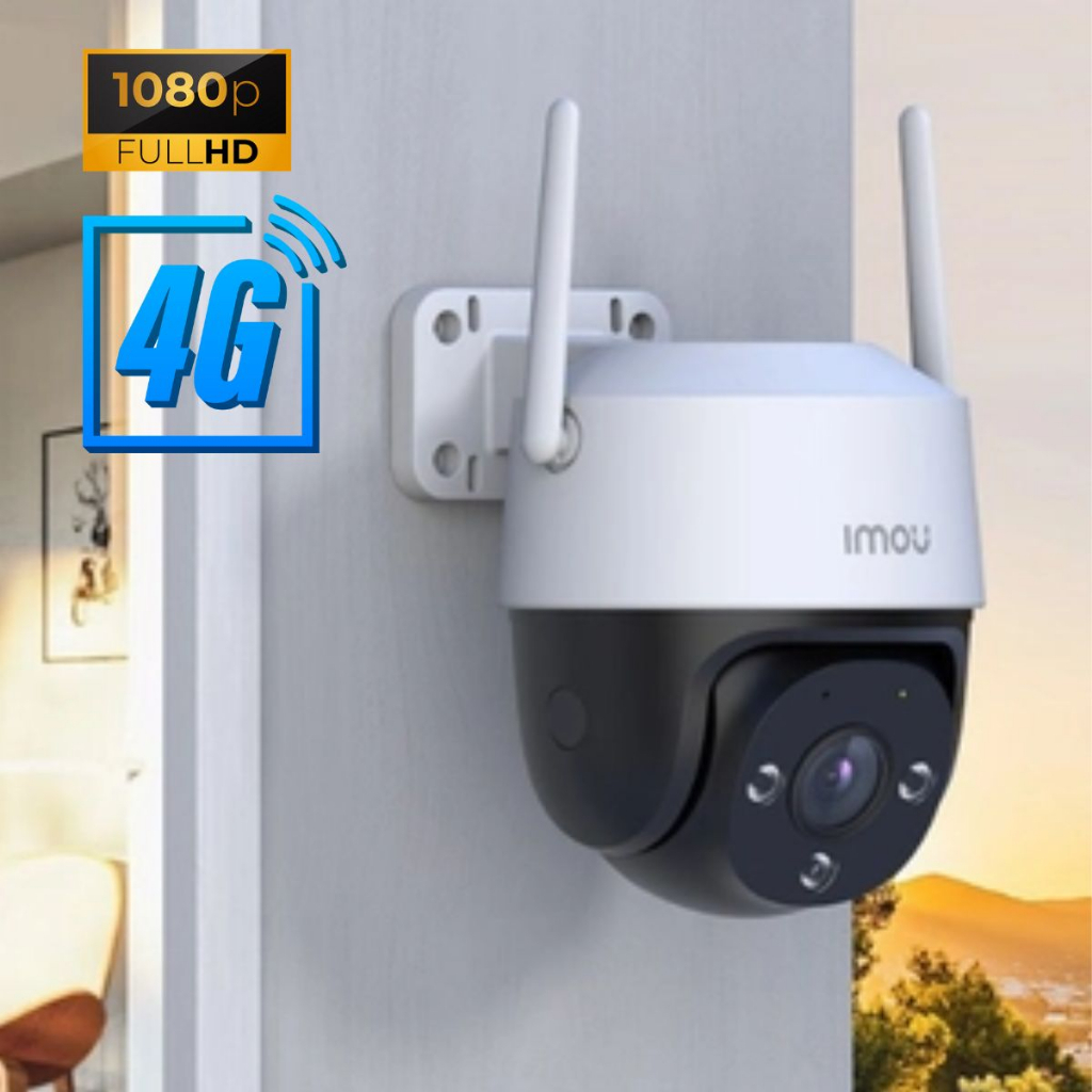 Camera Wifi Imou S21FTP 2MP Kết Nối Sim 4G quay 360 độ Còi Hú Báo Động, Đàm Thoại 2 Chiều và Có Màu Ban Đêm- BH 24 Tháng