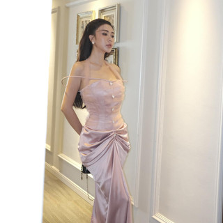 Đầm 𝐃𝐚𝐫𝐦𝐢 𝐃𝐫𝐞𝐬𝐬 lụa pha lưới ôm body mẫu mới sang chảnh - TKCC Ashley