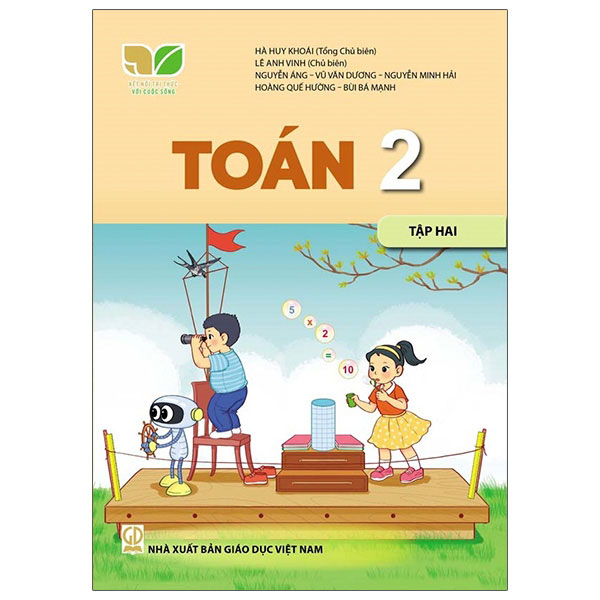 Sách - Toán Lớp 2 Tập 2 - Kết nối Kèm 1 tờ Thời Khóa Biểu