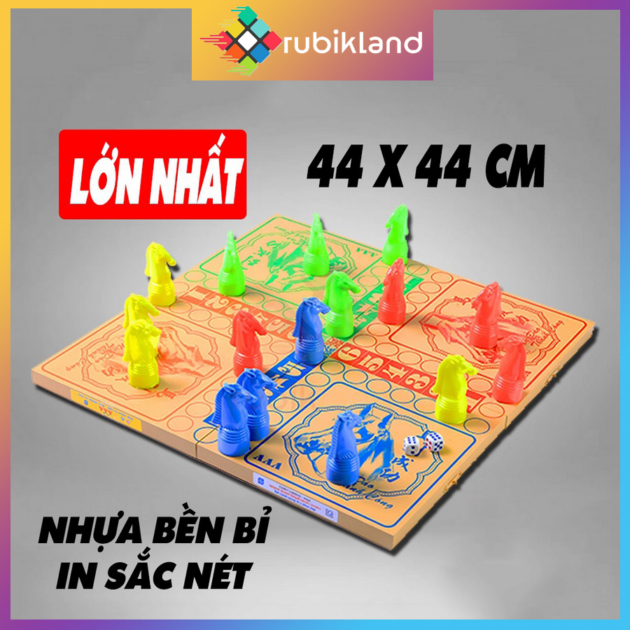 Bộ Cờ Đua Ngựa Size Lớn 44cm Cờ Cá Ngựa Liên Hiệp Thành Đồ Chơi Trí Tuệ Thể Thao Trẻ Em Giải Trí - Little Kobo