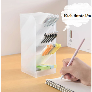 SIZE TO Kệ 4 tầng đựng bút, mỹ phẩm, ống cắm cọ trang điểm, hộp bút 4 ngăn để bàn tiện lợi decor bàn học gọn gàng