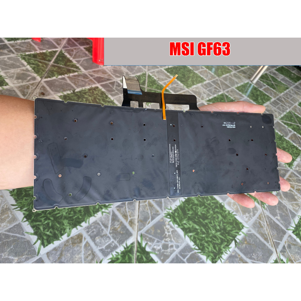 Phím lẻ Xương phím nút phím cho các dòng laptop  MSI GF63 GF63 8RC GF63 8RD GF63 8RD GF63 Thin 9SC GF63 Thin 10SC