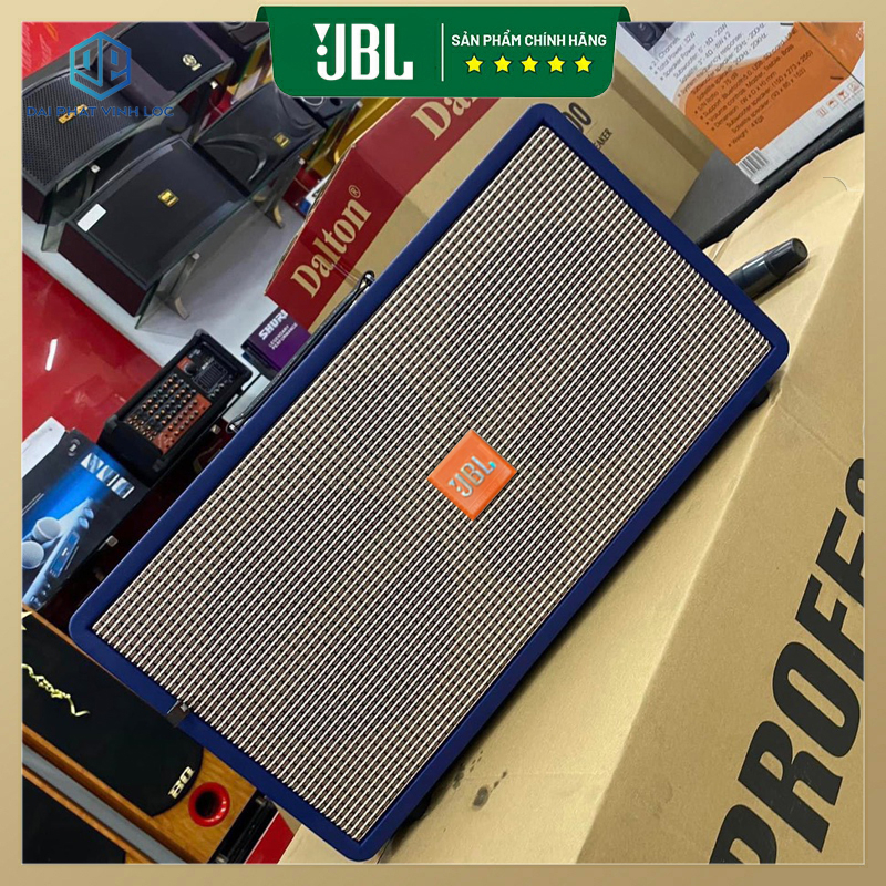 Loa karaoke xách tay JBL K-20 Loa 2 đường tiếng, 2 bass 20cm 2 Micro UHF công suất 500W JN10