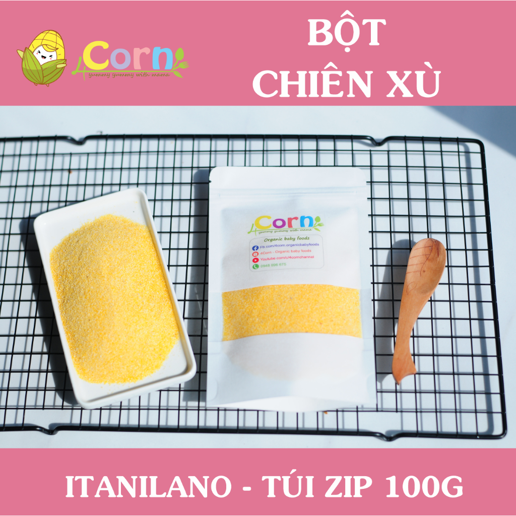 Bột chiên xù hữu cơ Italiano Ý và Topvalu Nhật - Cho bé 9m+