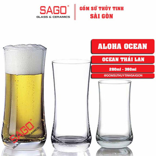 Ly thủy tinh ocean aloha long prink 280ml | 360ml , nhập khẩu thái lan