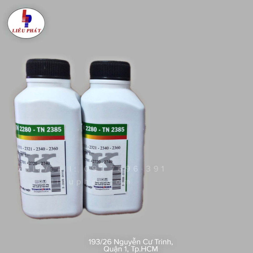 Mực chai nạp / bơm / đổ máy in Brother HL-2130, 2240D, 2250DN, 2270DW, DCP-7055, 7060D, MFC-7470D, 7360, 7860DW, 2840...