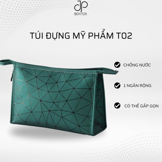 Túi đựng mỹ phẩm, để đồ trang điểm Amy Flowers chống thấm nước nhỏ gọn thời trang TMP-02