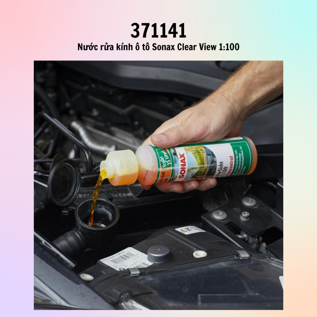 Nước đổ kính lái cao câp Sonax Xtreme Clear View 1:100 250ml 271141/371141 - Hàng chính hãng