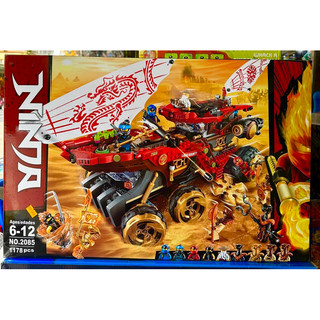 Lắp ráp xếp hình xếp hình ninjago cỗ xe tăng xa mạc prck 61029/ 2085 - 1178 mảnh