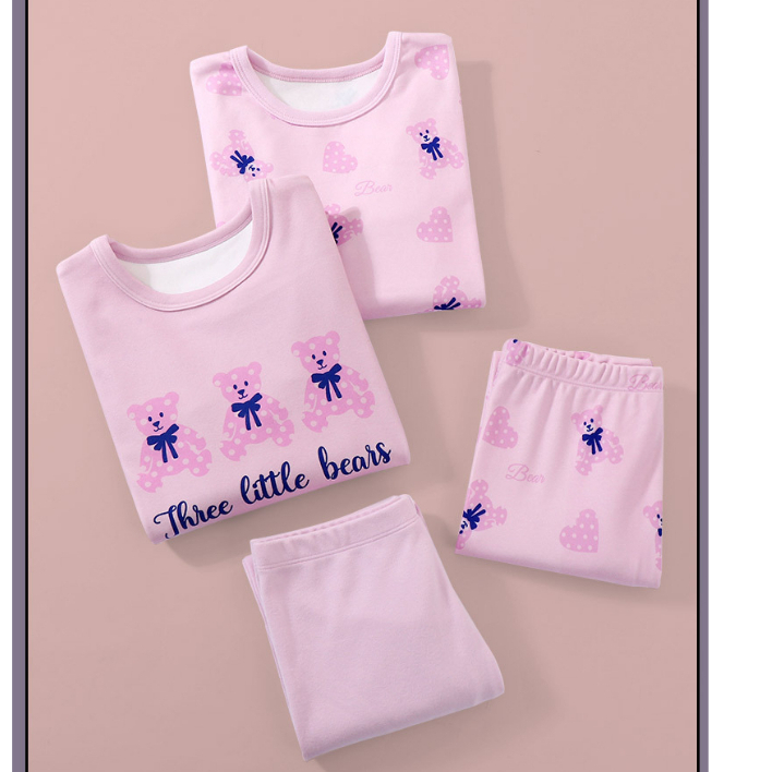 ĐỒ BỘ ĐỒ NGỦ DÀI TAY MAMDADKIDS NÀNG TIÊN CÁ 100% COTTON CHO MẸ VÀ BÉ GÁI TRẺ EM MẶC NHÀ SIZE ĐẠI