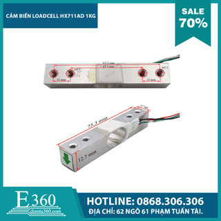Cảm biến LOADCELL HX711AD 1KG