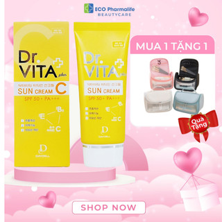 Kem chống nắng tế bào gốc dưỡng trắng da dr.vita suncream daycell hàn quốc - 50g
