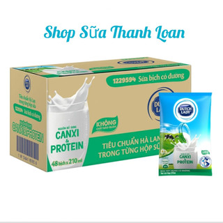 [HSD T2-2024] Thùng 48 Bịch Sữa Tiệt Trùng Dutch Lady 210ml.