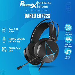 Tai nghe chụp tai Dareu EH722S giắc cắm USB 7.1