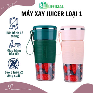 [Mã ELMS10 giảm 6% đơn 50K] Máy xay sinh tố cầm tay mini đa năng dao 6 lưỡi, công suất 150W mạnh mẽ, bảo hành 12 tháng