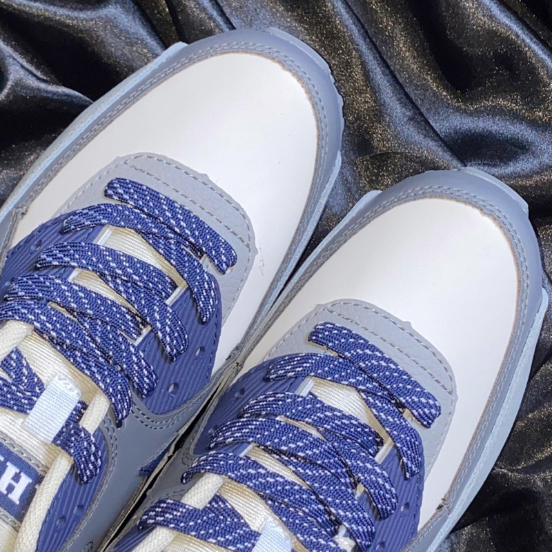 Giày Air Max90 Futura Desert Sand Blue Grey - Sneaker Air max 90 Xám Xanh Navy Cao Cấp Fullbox