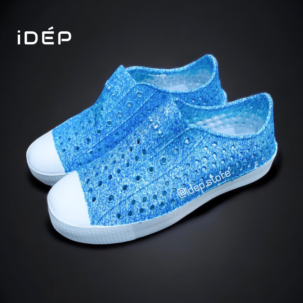 Giày nhựa lỗ đi mưa Nam EVA siêu nhẹ thoáng khí - đi biển cao cấp chống nước - iDÉP GL025