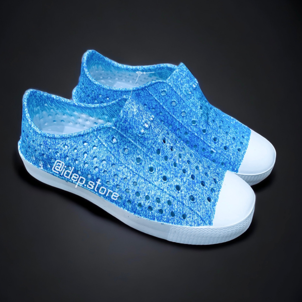 Giày nhựa lỗ đi mưa Nam EVA siêu nhẹ thoáng khí - đi biển cao cấp chống nước - iDÉP GL025