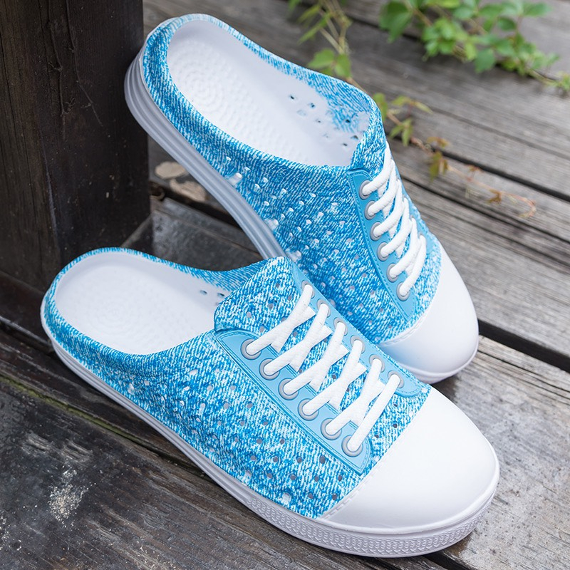 Giày nhựa lỗ đi mưa Nam EVA siêu nhẹ thoáng khí - đi biển cao cấp chống nước - iDÉP GL025